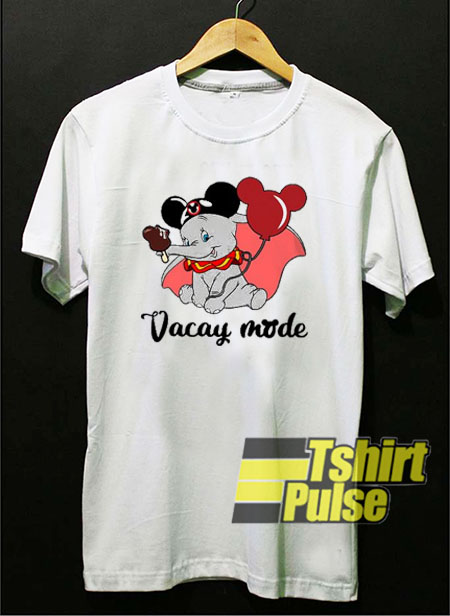 Dumbo with Mickey Ear Vacay Mode t-shirt for men and women tshirt