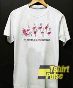 Flamingo I am dreaming t-shirt for men and women tshirt