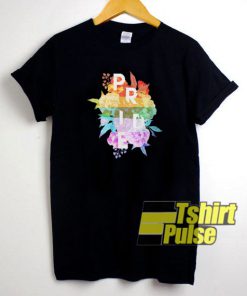 Floral Pride t-shirt for men and women tshirt