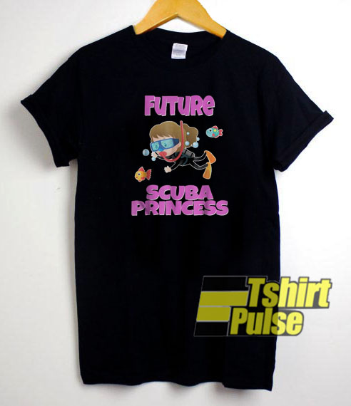 Future scuba princess snorkeling t-shirt for men and women tshirt