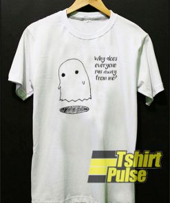 Ghost why does everyone run t-shirt for men and women tshirt