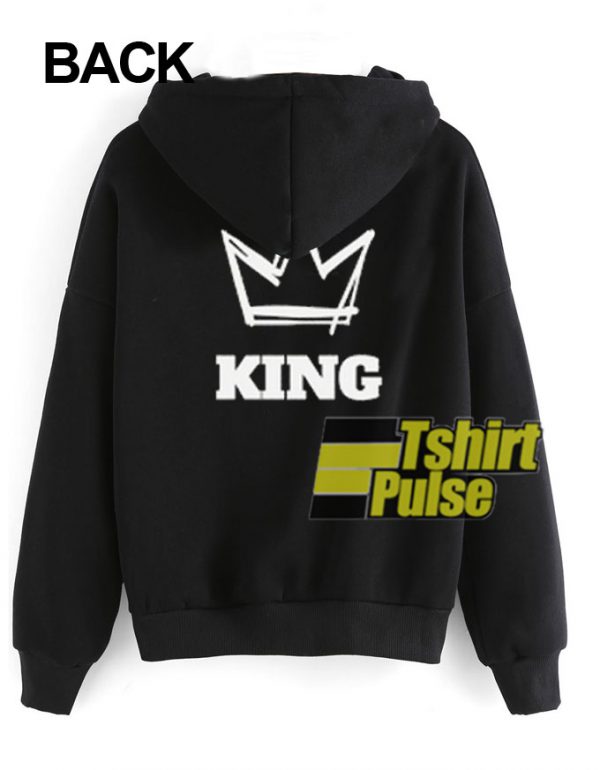 King Back hooded sweatshirt clothing unisex hoodie