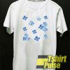 Little Blue Flowers t-shirt for men and women tshirt