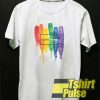 Love Wins Rainbow Paint t-shirt for men and women tshirt