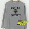 New York University Grey sweatshirt