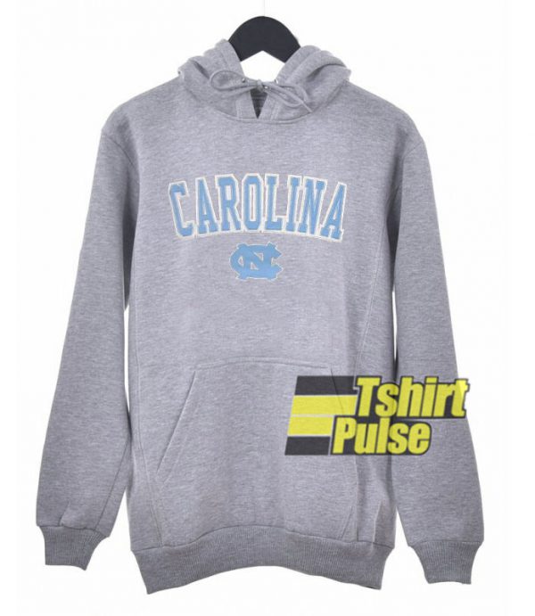 North Carolina Grey hooded sweatshirt clothing unisex hoodie