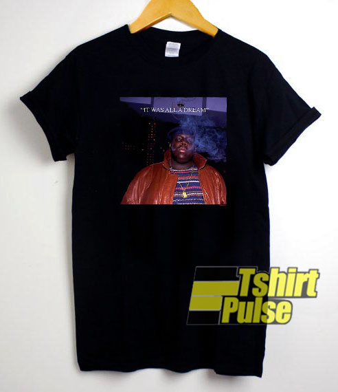Notorious BIG Men's Smoking Dream t-shirt for men and women tshirt