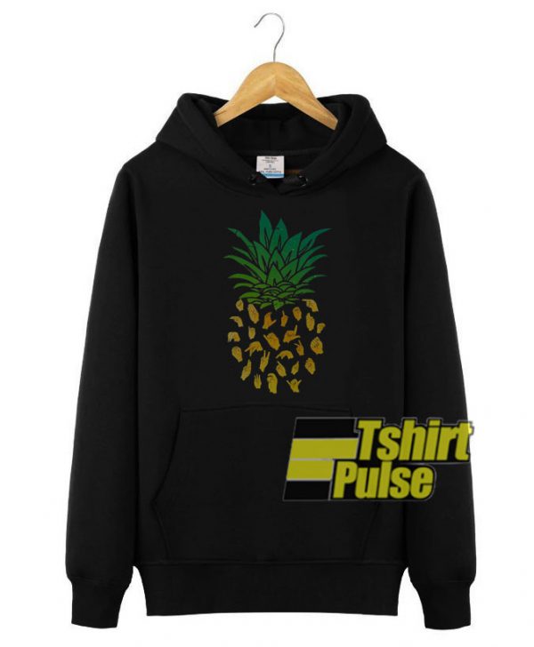 Pineapple Deaf Pride hooded sweatshirt clothing unisex hoodie