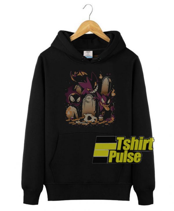 Pokemon Gastly Haunter hooded sweatshirt clothing unisex hoodie