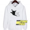 Rabbit Love Hand Shadow hooded sweatshirt clothing unisex hoodie