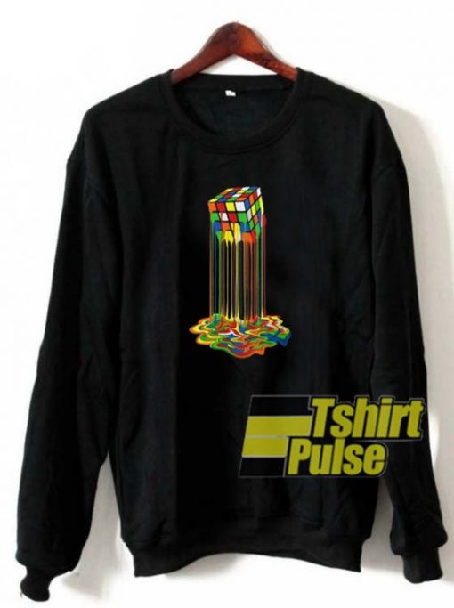 Rainbow Rubic Melted sweatshirt