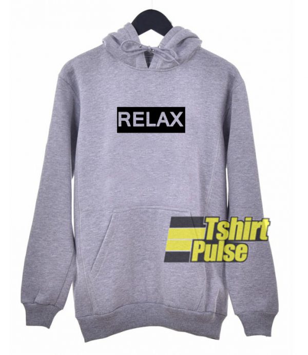 Relax Grey hooded sweatshirt clothing unisex hoodie