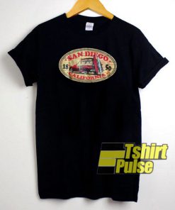 San Diego California 1850 t-shirt for men and women tshirt