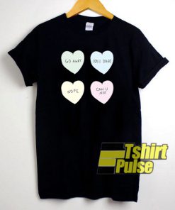 Sassy Hearts t-shirt for men and women tshirt