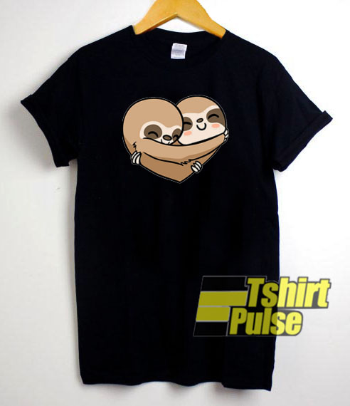 Sloth Heart t-shirt for men and women tshirt