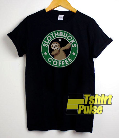 Slothbucks Coffee t-shirt for men and women tshirt