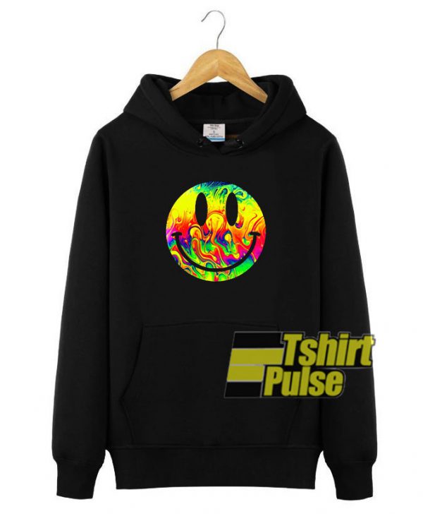 Smiley Rainbow hooded sweatshirt clothing unisex hoodie