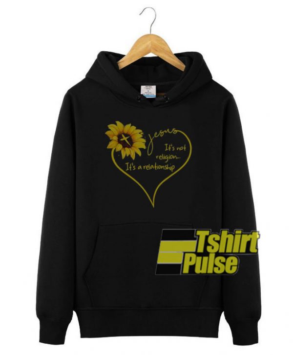 Sunflower Jesus hooded sweatshirt clothing unisex hoodie