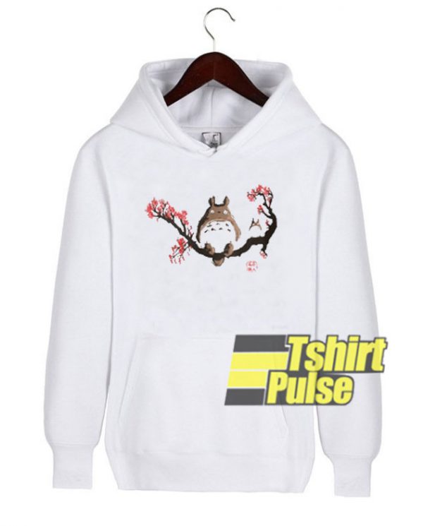 Totoro Sit On Cherry Tree hooded sweatshirt clothing unisex hoodie