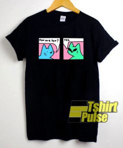 Allien Cat Talking t-shirt for men and women tshirt