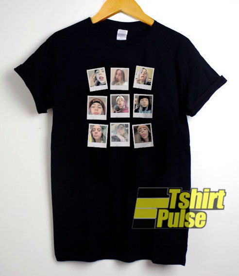 Billie Selfie Polaroids t-shirt for men and women tshirt