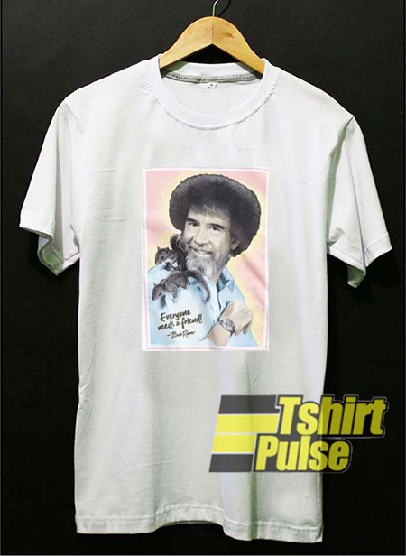 Bob Ross With Squirrels t-shirt for men and women tshirt