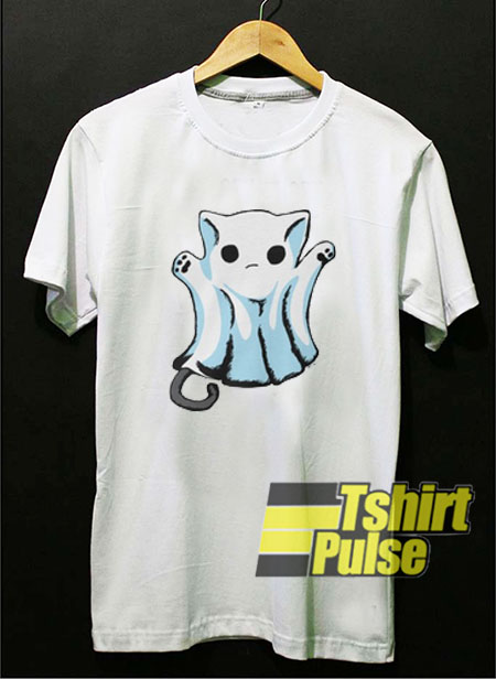 Cute Boo Ghost Cat t-shirt for men and women tshirt