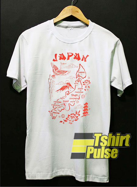 Distressed Japan t-shirt for men and women tshirt