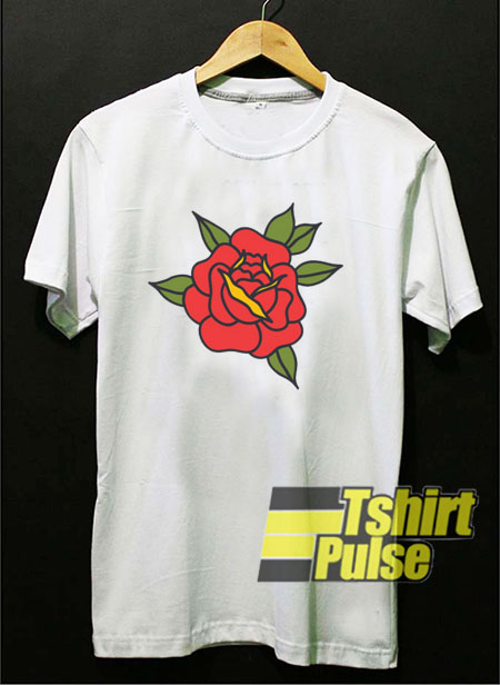 Doodle Rose t-shirt for men and women tshirt