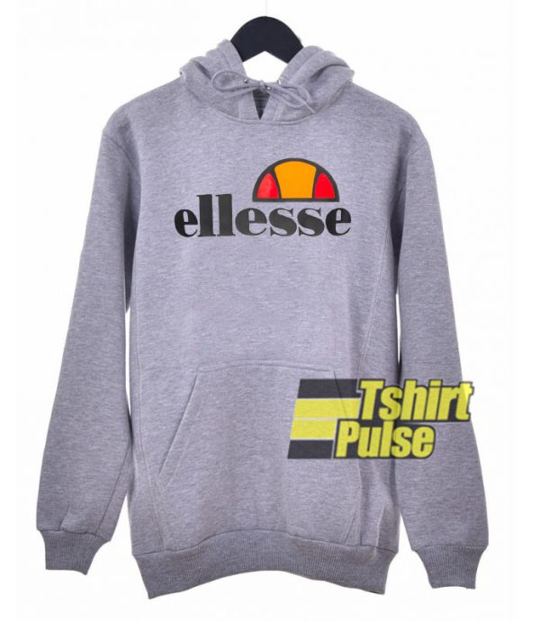 Ellesse Logo Grey hooded sweatshirt clothing unisex hoodie