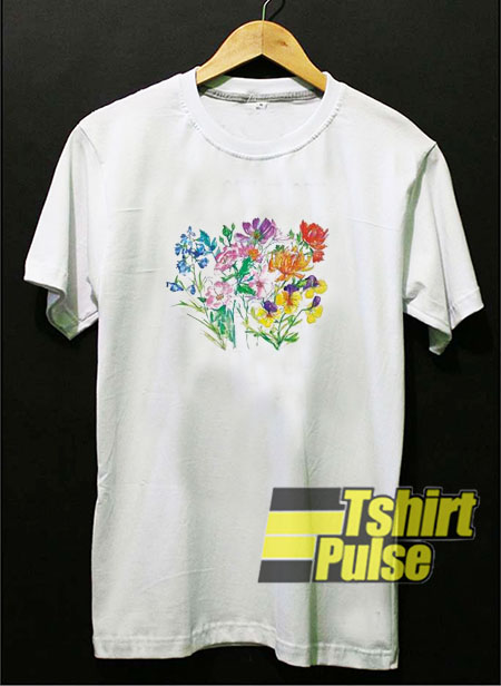 Flower Garden t-shirt for men and women tshirt