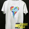 Heart Of Rainbow Dash t-shirt for men and women tshirt
