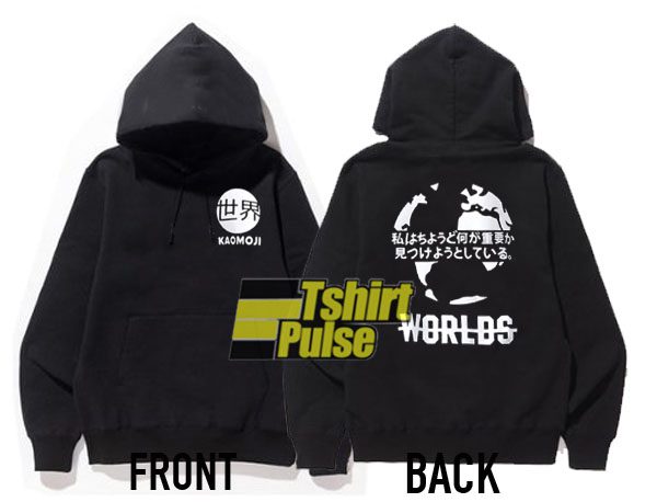 Kaomoji Worlds hooded sweatshirt clothing unisex hoodie