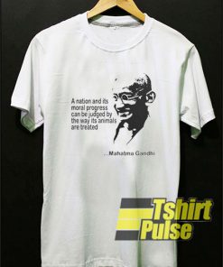Mahatma Gandhi Quotes t-shirt for men and women tshirt