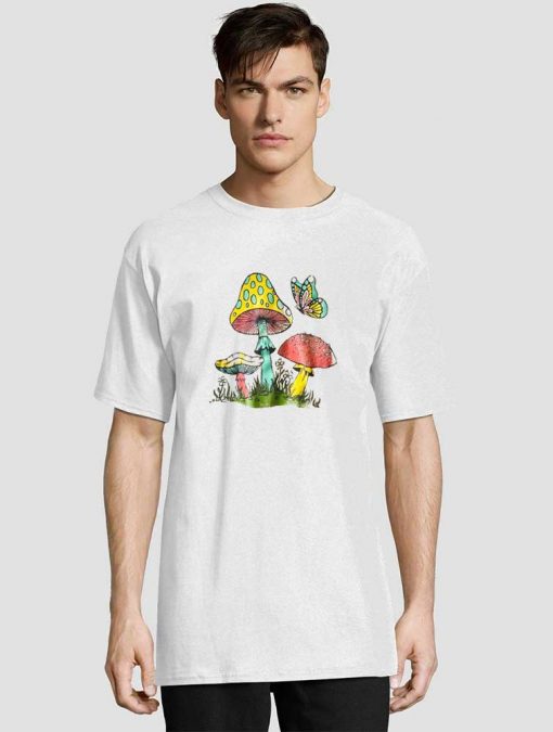 Mushroom Butterfly Baby t-shirt for men and women tshirt