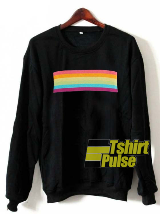 Rainbow Stripe sweatshirt