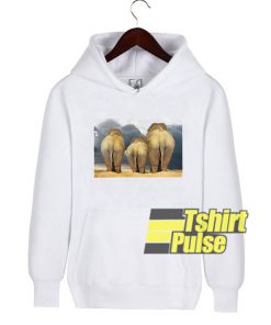 Traveling Elephant Family hooded sweatshirt clothing unisex hoodie