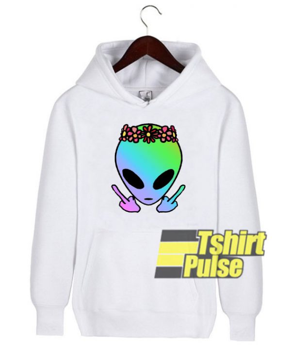 Unfriendly Alien hooded sweatshirt clothing unisex hoodie