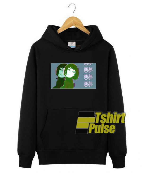 Vaporwave Anime Girl hooded sweatshirt clothing unisex hoodie