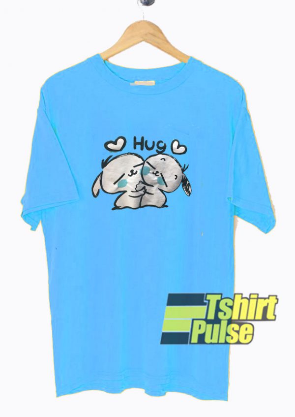 Bunny Hug Love t-shirt for men and women tshirt