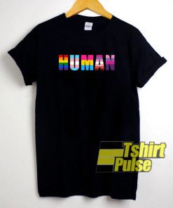 Human Flag LGBT t-shirt for men and women tshirt