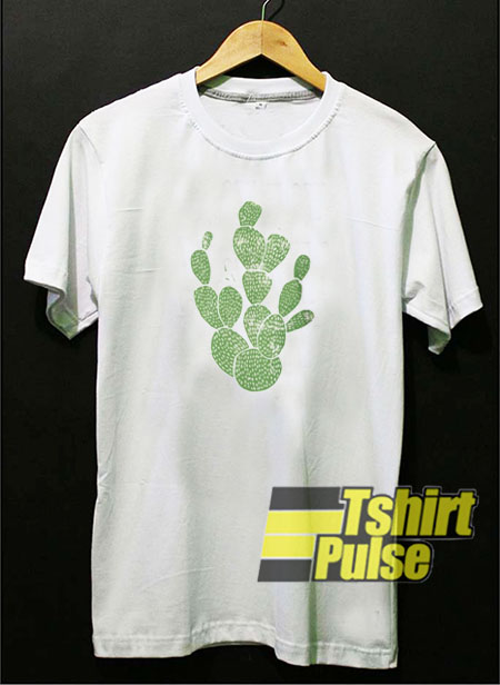 Linocut Cacti t-shirt for men and women tshirt