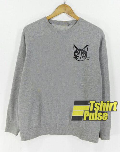 Little Head Cat sweatshirt