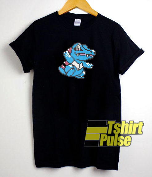 Pokemon Totodile Sprite t-shirt for men and women tshirt