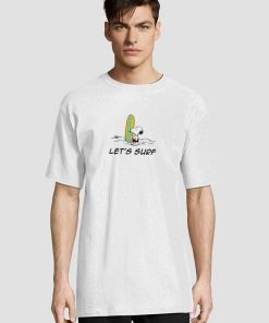 Snoopy Lets Surf t-shirt for men and women tshirt