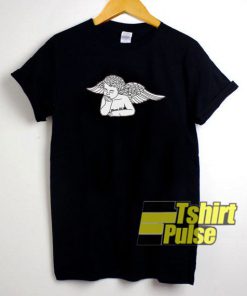 Angel Baby Cherub Alone t-shirt for men and women tshirt