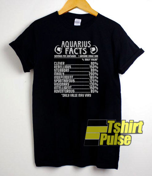 Aquarius Zodiac t-shirt for men and women tshirt