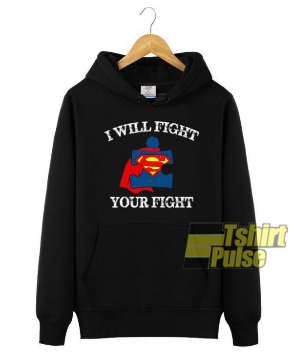 Autism Super Hero hooded sweatshirt clothing unisex hoodie
