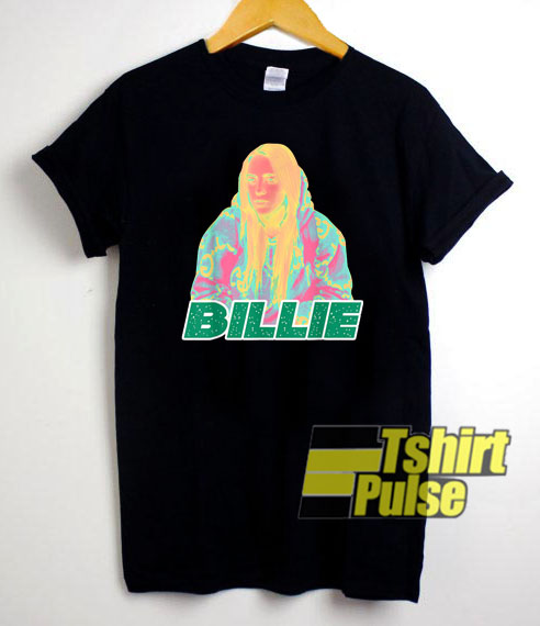 Billie Eilish Art Colour t-shirt for men and women tshirt