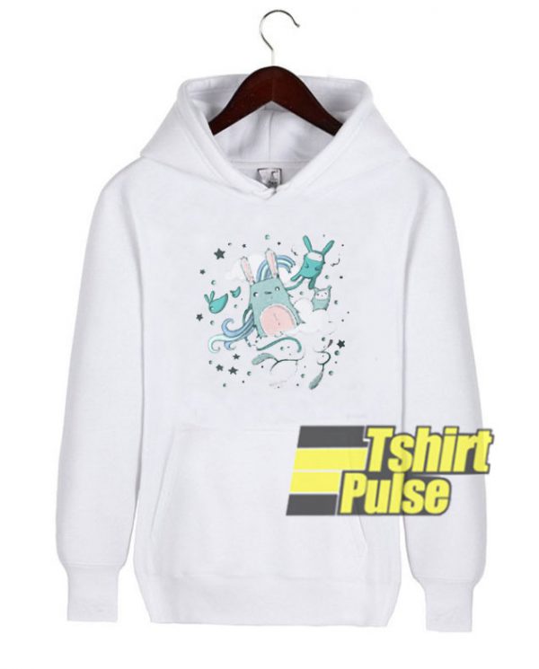 Bunny Little Dreams hooded sweatshirt clothing unisex hoodie
